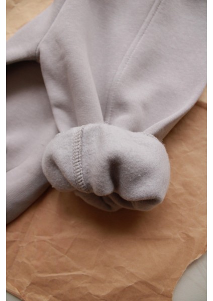 Gri Polarlı Eşofman Altı