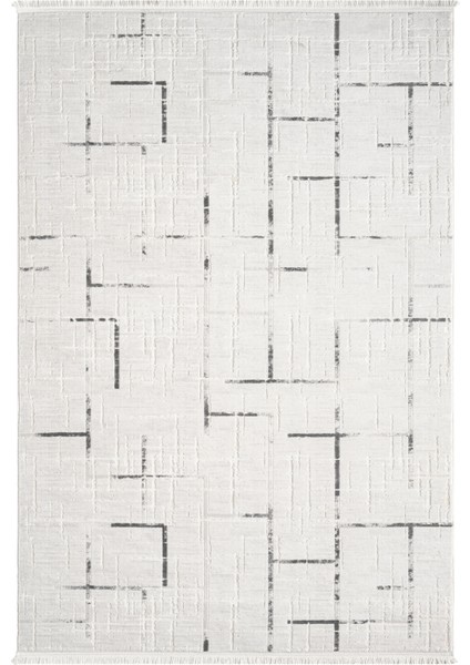 Vista Gri Halı Akrilik Halı Yumuşak Dokulu Salon Oturma Odası Yatak Odası Halısı 5118