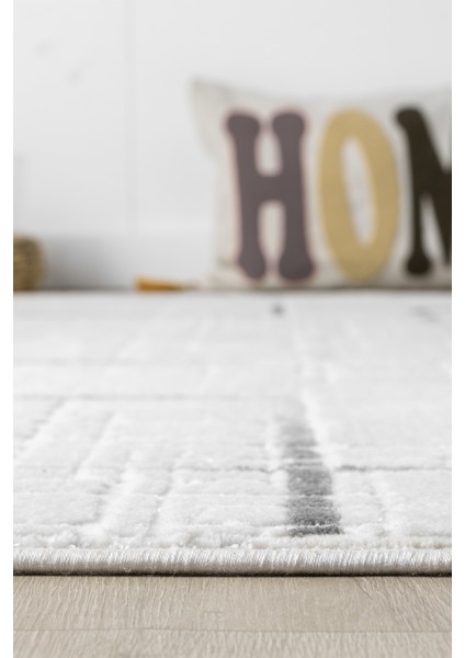 Vista Gri Halı Akrilik Halı Yumuşak Dokulu Salon Oturma Odası Yatak Odası Halısı 5118 fırsatları