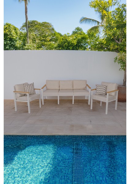 Bahçe Takımı, Balkon Mobilyası, 1+1+3, Kafe Koltuğu, Bekleme Alanı Koltuğu