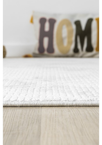 Vista Gri Halı Akrilik Halı Yumuşak Dokulu Salon Oturma Odası Yatak Odası Halısı 5117 fırsatları