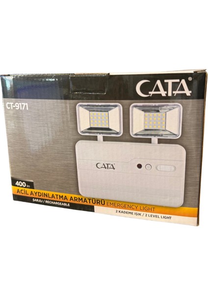 CT-9171 Acil Aydınlatma Armatürü Şarjlı - 2 Kademe Işık fiyatları