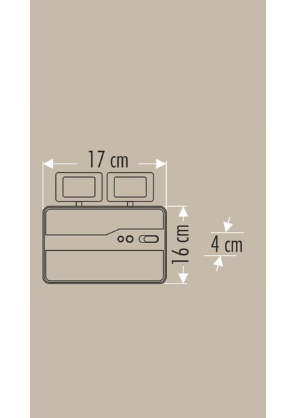 CT-9171 Acil Aydınlatma Armatürü Şarjlı - 2 Kademe Işık modelleri