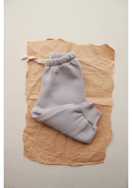 Gri Polarlı Eşofman Altı