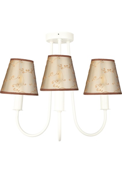 Elina 3.lü Avize Beyaz No:03 fiyatları