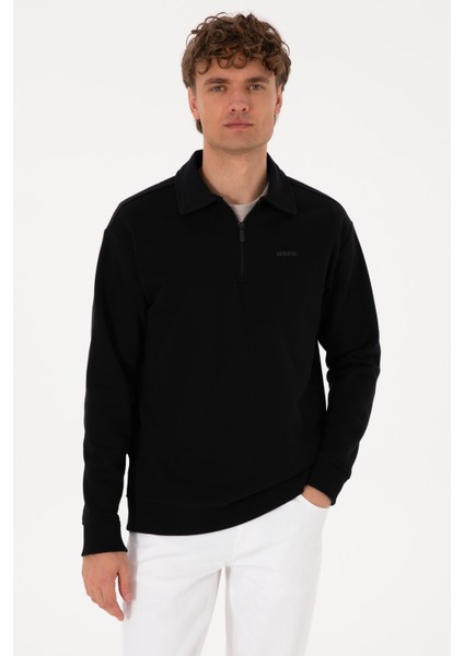 Erkek Siyah Sweatshirt 50313783-VR046