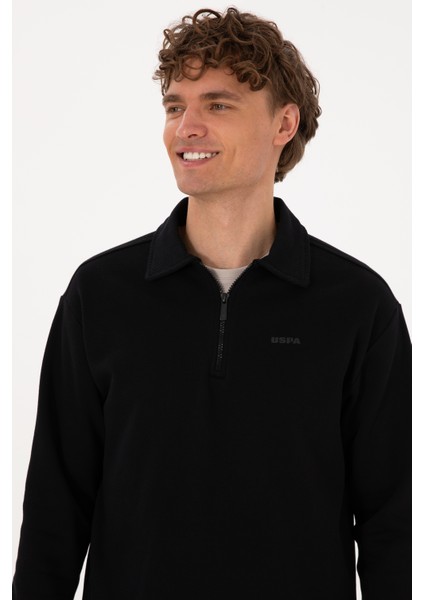 Erkek Siyah Sweatshirt 50313783-VR046 fiyatları