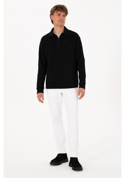 Erkek Siyah Sweatshirt 50313783-VR046 fırsatları