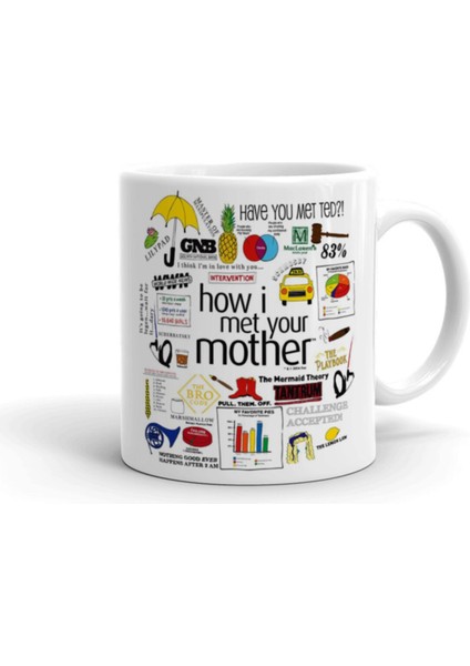 How I Met Your Mother Porselen Seramik Kupa Bardak