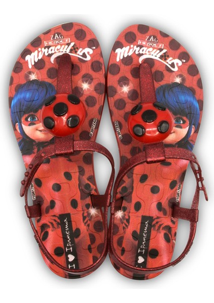 Ladybug Çocuk Sandalet Kırmızı 30/35