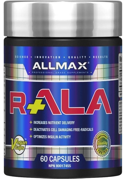 R+Ala Alpha Lipoic Acid 150 Mg 60 Caps