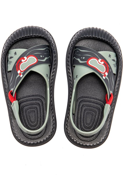 Fun Sea Çocuk Sandalet Gri-Yeşil 19/27 FF0047 fırsatları