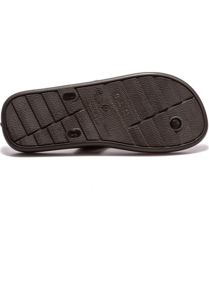 Impulse Graphics Erkek Parmak Arası Terlik Gri-Siyah 39/46