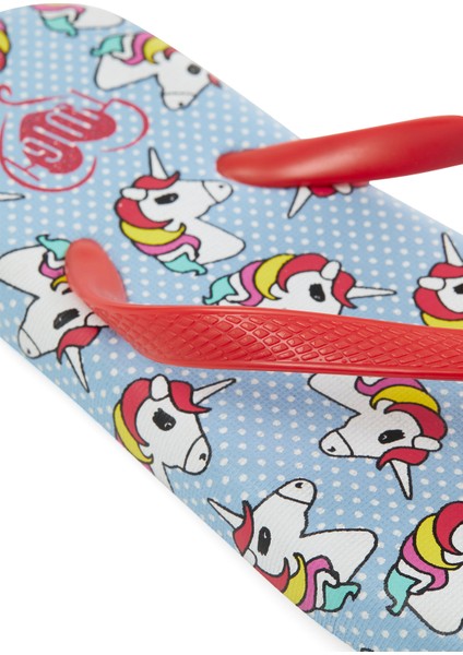 Işık Çocuk Terlik Mavi 30/35