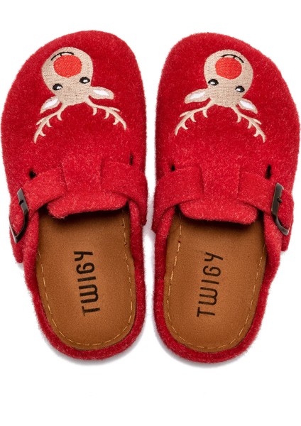 Ren Kadın,Garson Boy Ev Terliği Kırmızı 36/40 indirimleri