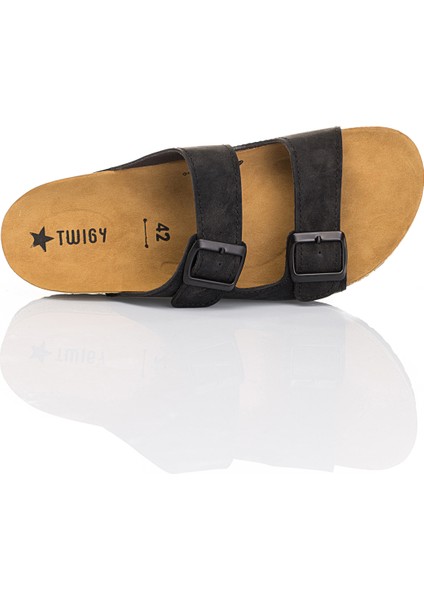 Leo Erkek Terlik Siyah 41/45