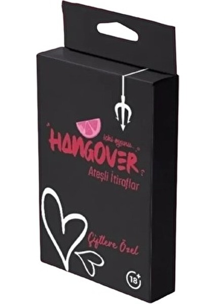 Hangover Çiftlere Özel Ateşli İtiraf Kart Oyunu Modern Tema Kağıt Malzeme 2+ Oyuncu