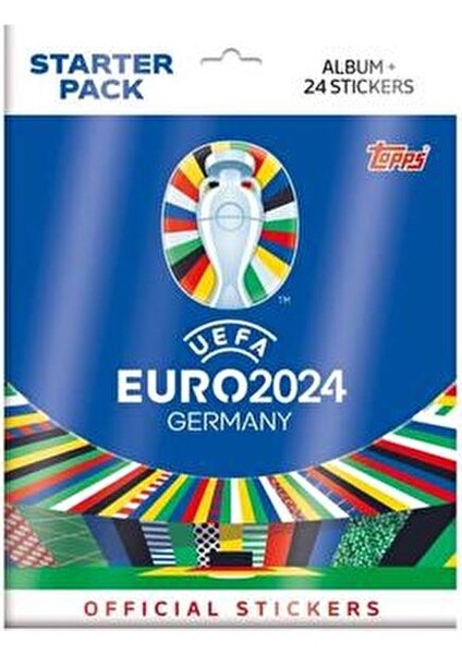 UEFA Euro 2024 Almanya Çıkartma Albümü ve 3 Paket Resmi Sticker Seti fiyatları