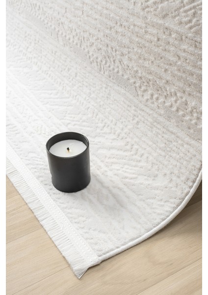 Vista Krem Halı Akrilik Halı Yumuşak Dokulu Salon Oturma Odası Yatak Odası Halısı 5115 indirimleri