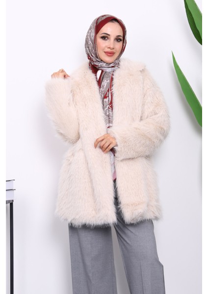 Taş Astarlı Kısa Kürk Kaban modelleri