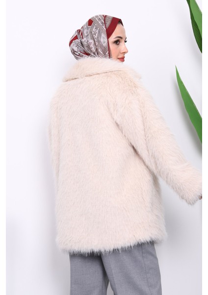 Taş Astarlı Kısa Kürk Kaban fırsatları