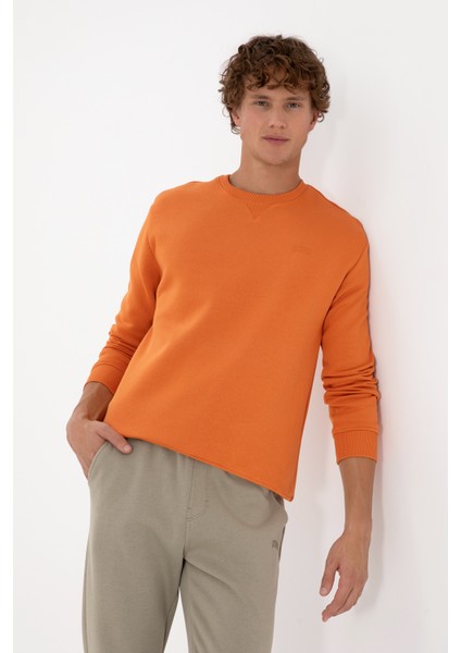 Erkek Bakır Sweatshirt 50313757-VR182