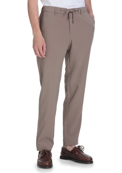 Vizon Rahat Kesim Yandan Cepli Jogger Pantolon