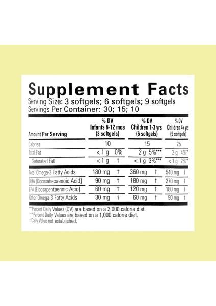 Children Kids Pure Dha Natural Berry Dha Epa Fish Oil 90 Softgels fiyatları