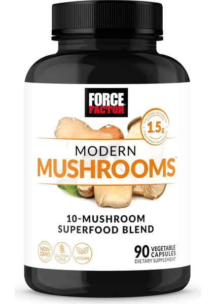 Modern Mushrooms Lions Mane Turkey Tail Immunity Cognitive Digestion 90 Vege