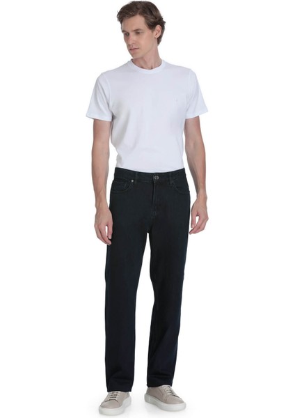 Lacivert Regular Fit 5 Cep Pamuklu Kot Pantolon fiyatları