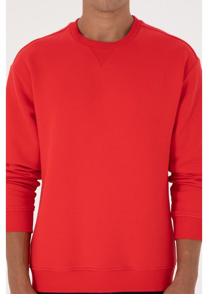 Erkek Kırmızı Sweatshirt 50313757-VR030