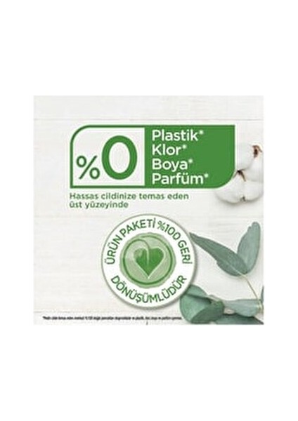 Natural Gece Pedleri %100 Doğal Pamuklu 16 Adet Hipoalerjenik Süper Ekonomik fırsatları