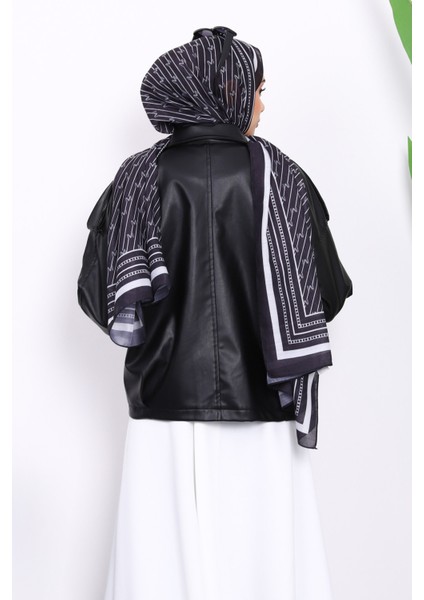 Siyah Omuz Apoletli Deri Ceket fırsatları
