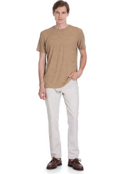 Vizon Regular Fit Bisiklet Yaka Tişört