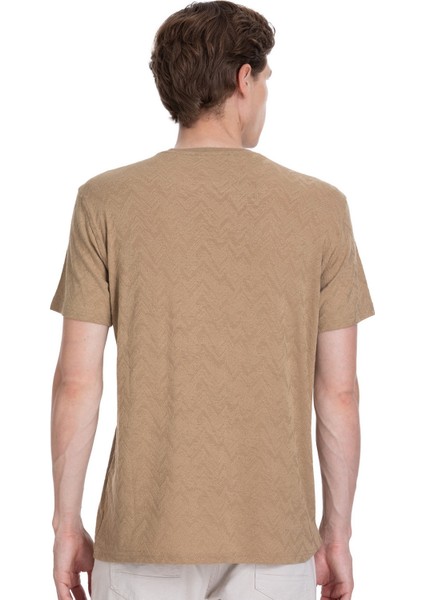 Vizon Regular Fit Bisiklet Yaka Tişört indirimleri