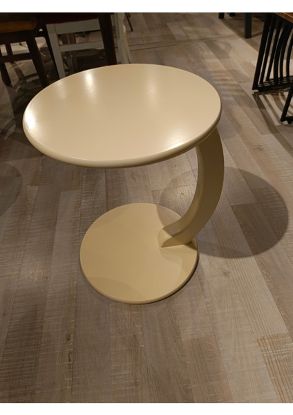 Tekerlekli Yan Csehpa Koltuksehpası Kremrenk