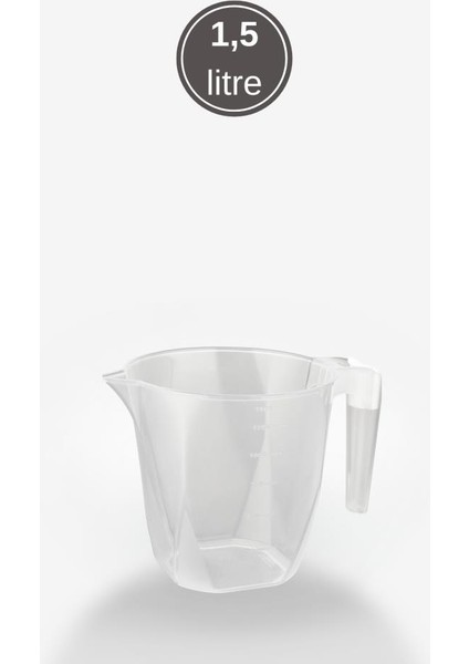 2’li Temizlik Kova Seti, Kapaklı Kulplu Plastik Su Kovası 10 Litre + Maşrapa 1,5 Litre Seti Şeffaf modelleri