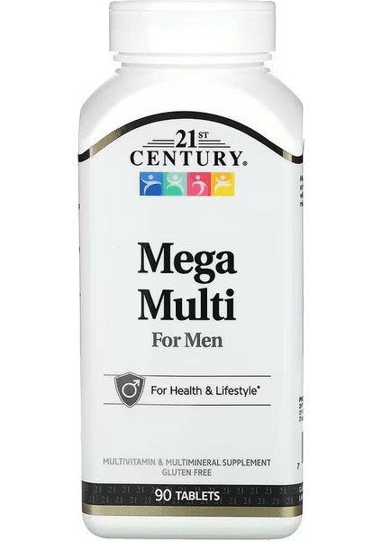 Mega Multivitamin For Men Vitamin 90 Tablets