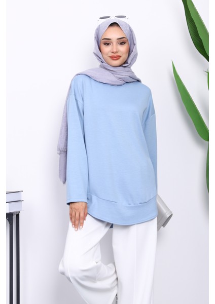 Bebe Mavi Bisiklet Yaka Modal Sweat modelleri