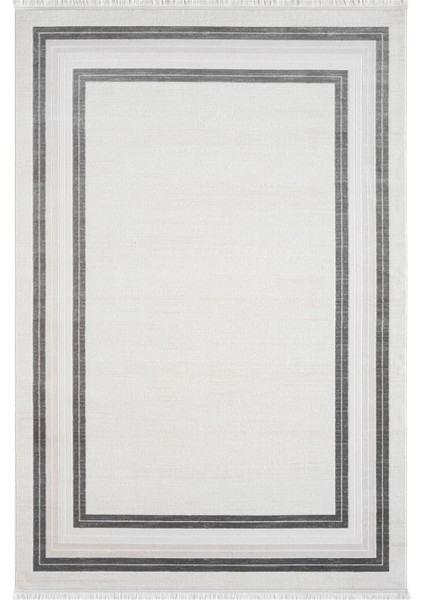 Vista Antrasit Halı Akrilik Halı Yumuşak Dokulu Salon Oturma Odası Yatak Odası Halısı 5113