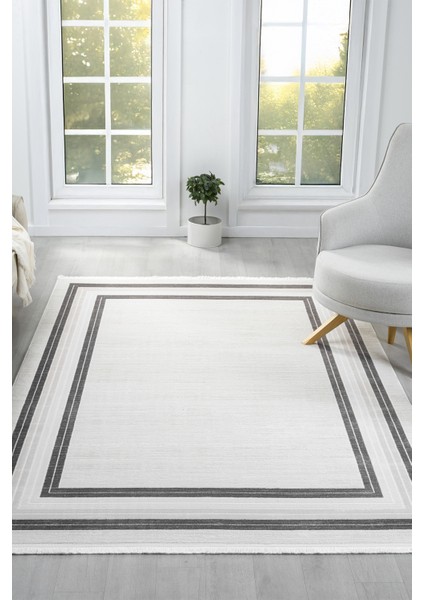 Vista Antrasit Halı Akrilik Halı Yumuşak Dokulu Salon Oturma Odası Yatak Odası Halısı 5113 fiyatları