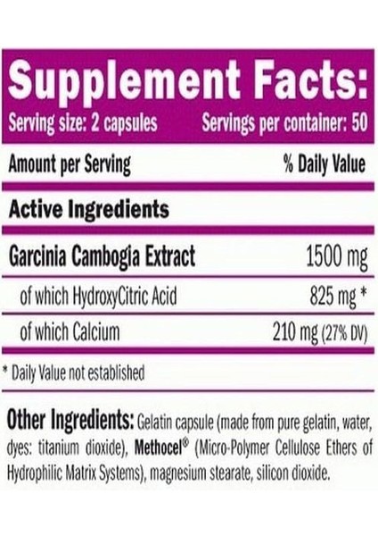 Amıx Hca Garcinia Cambogia 1500 Mg 150 Caps modelleri