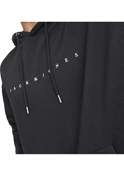 Jack&jones 12233972 Kapsonlu Erkek Sweat - Siyah indirimleri