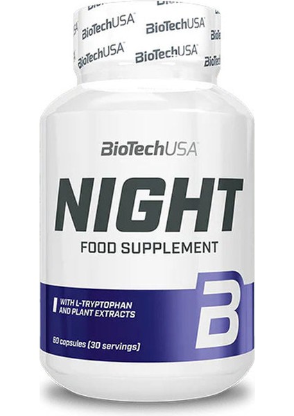 Bıotech Usa Night Tryptophan- 60 Caps