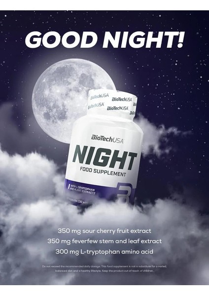 Bıotech Usa Night Tryptophan- 60 Caps modelleri