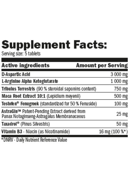 Amixpro TESTOF-200 Daa Aspartic Acid + Tribulus + Maca + Akg Arginine / 250 Tabs modelleri