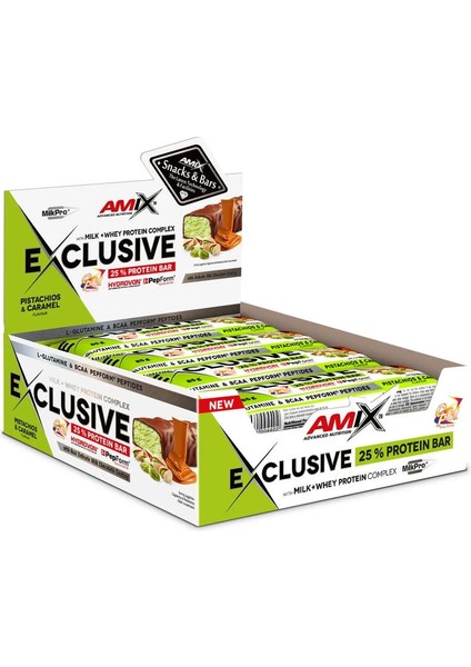 Amıx Exclusive Protein Bar 12X85G fiyatları
