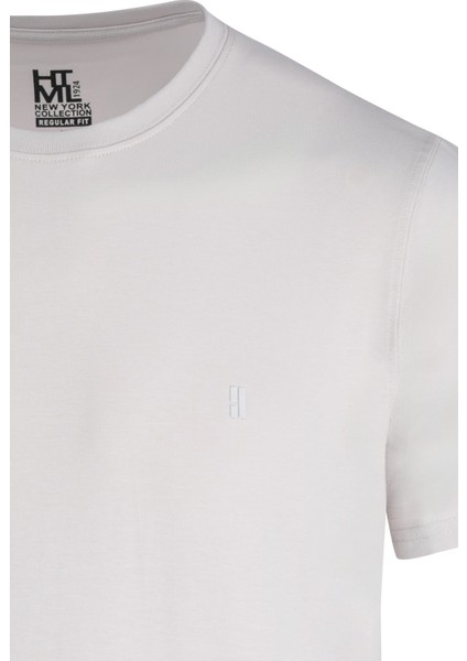 Taş Regular Fit Bisiklet Yaka Pamuklu Tişört fiyatları