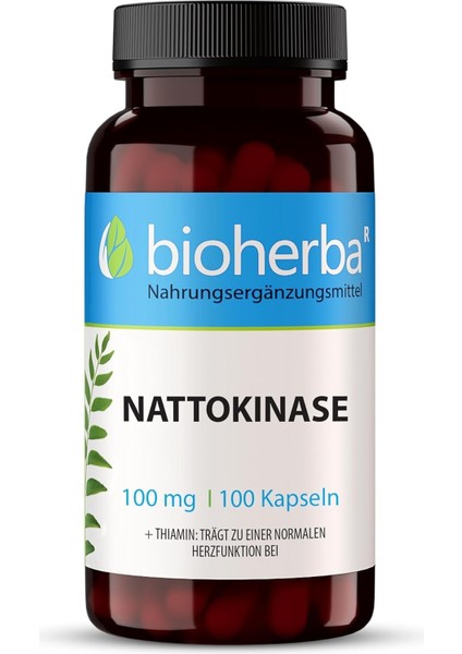 Nattokinase Vitamin B1 Thiamin 100 Mg 100 Caps