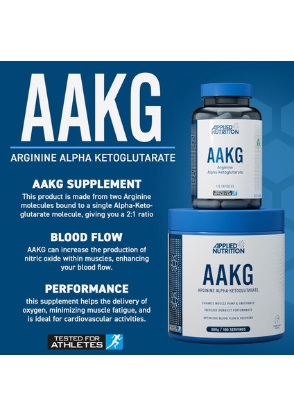 Aakg - L Arginine Alpha Ketoglutarate 3000MG Nitric Oxide Energy Boost Muscle Pump indirimleri
